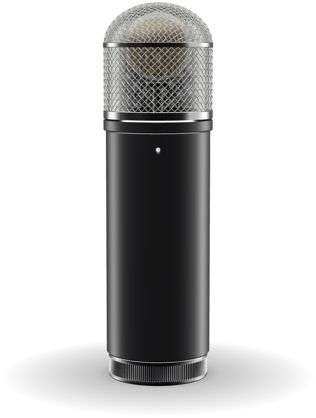 M1 studio microphone, front view